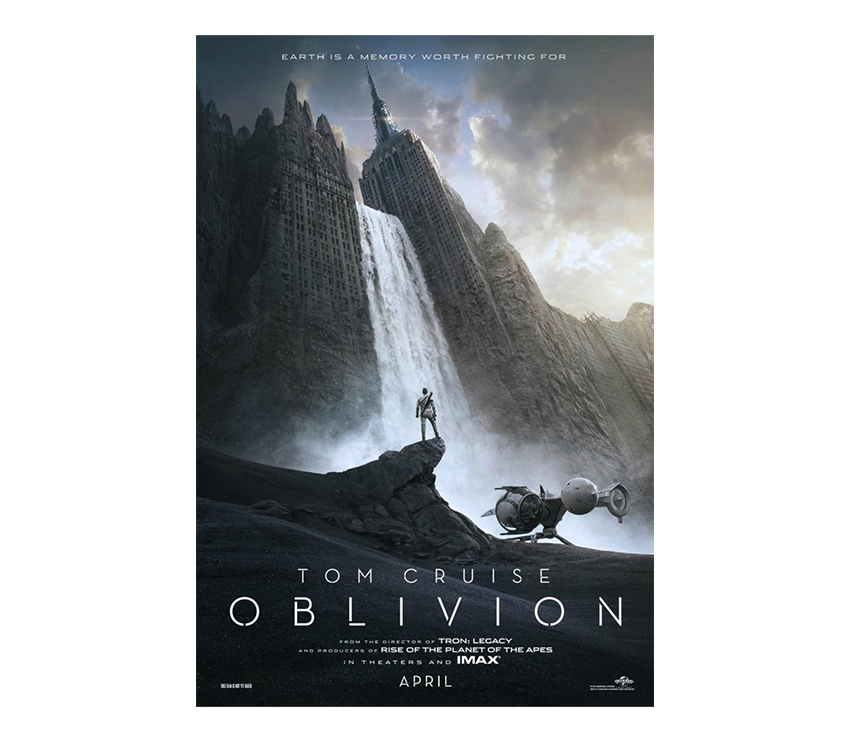 oblivion movie posters typography spacing leading how did they do that indesign skills