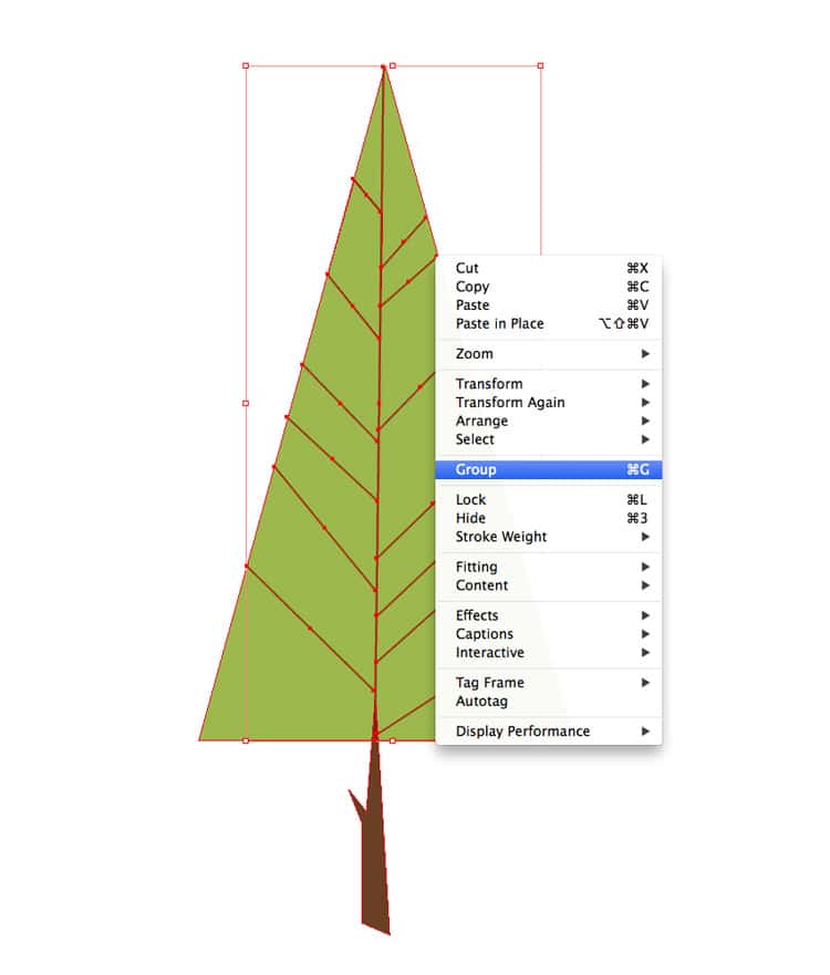 how to draw shapes illustrations in indesign group