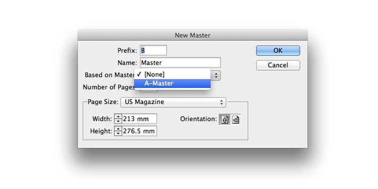 indesign master pages masters magazine design