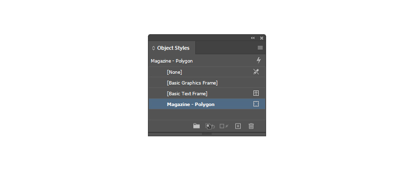 Object Style indesign skills styles