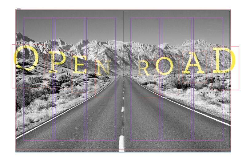 working with photos layouts indesign photography graphic design black-and-white photo