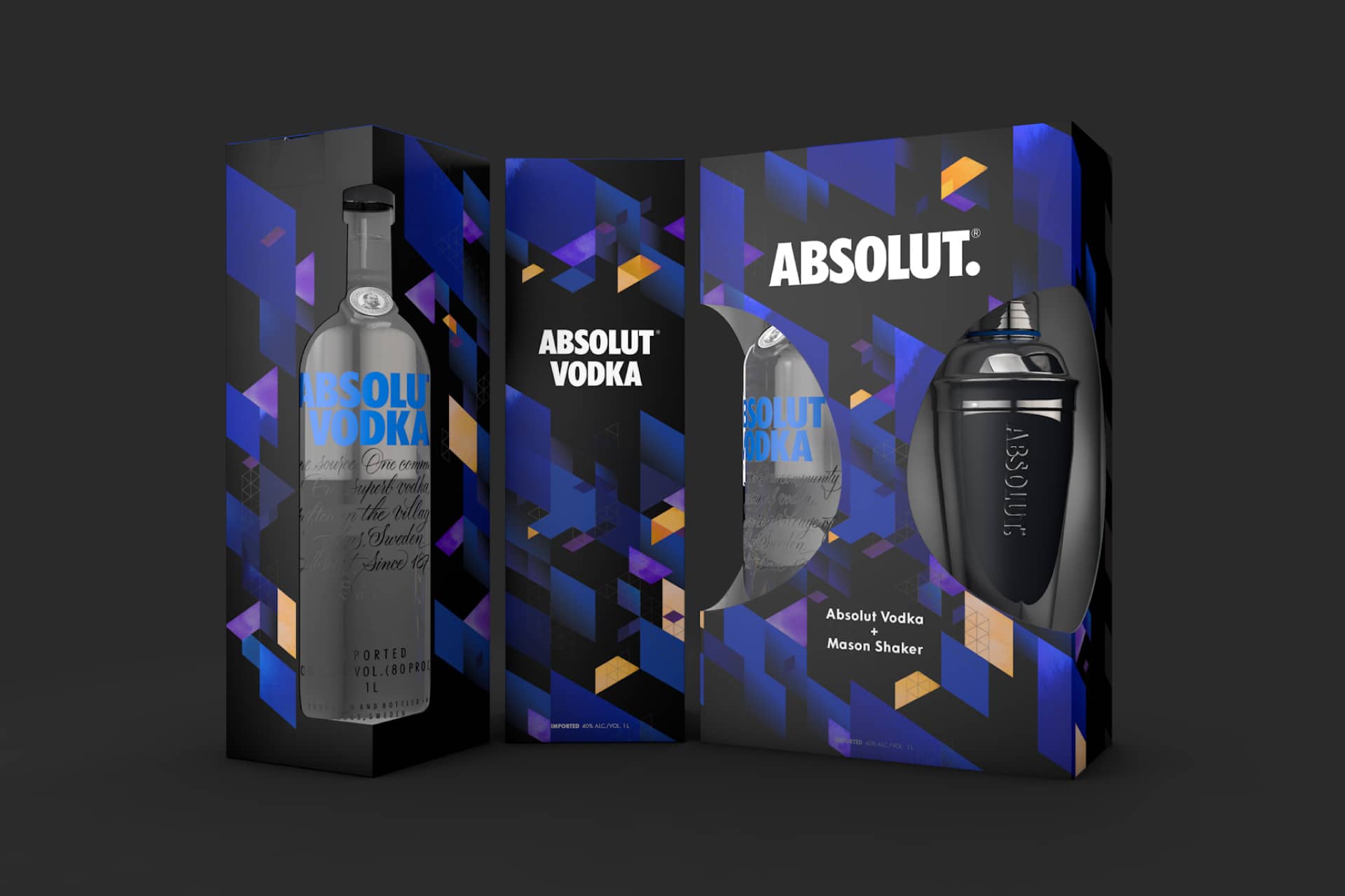 2017 graphic design print design trends eighties design neons absolut vodka packaging design