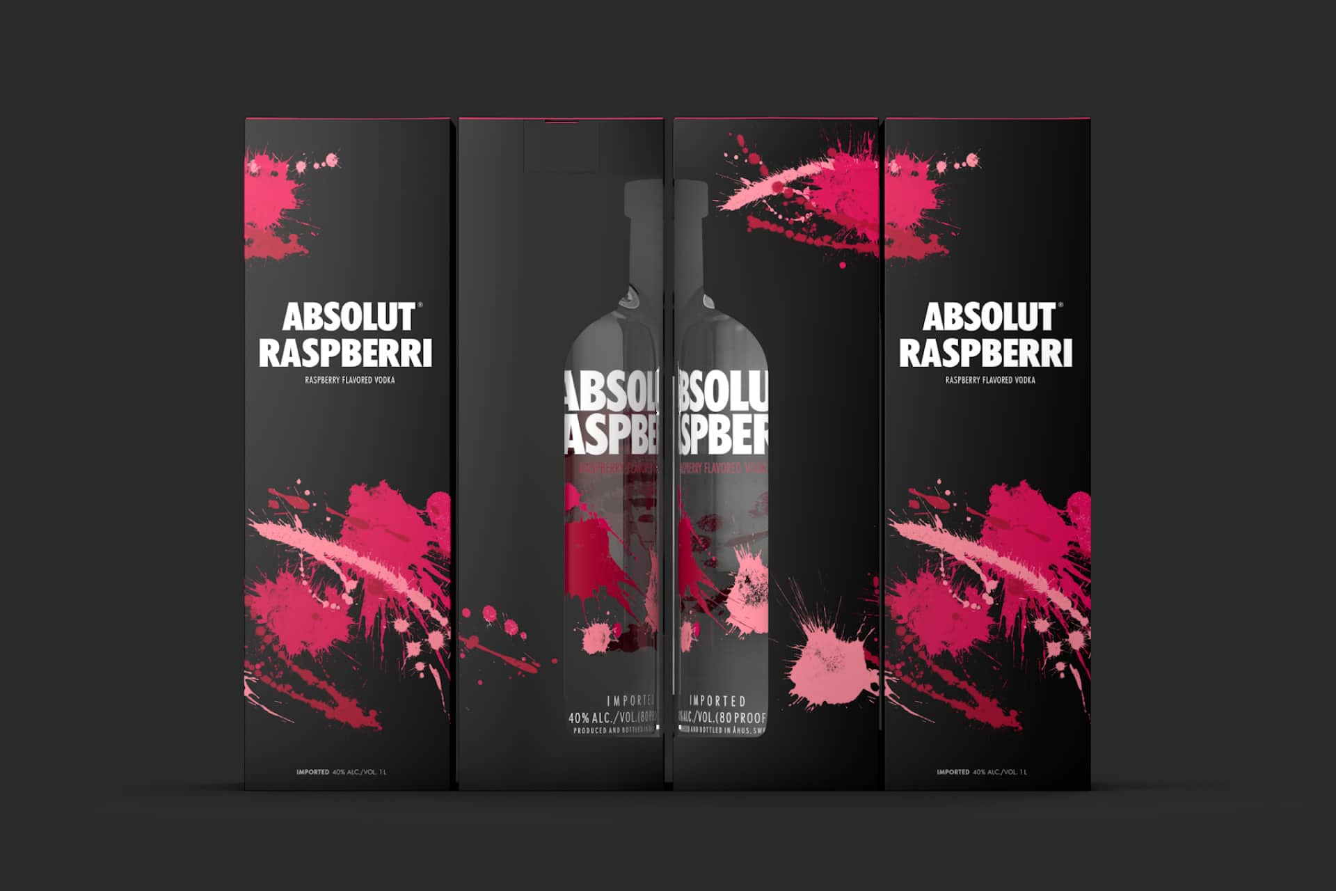2017 graphic design print design trends eighties design neons absolut vodka packaging design