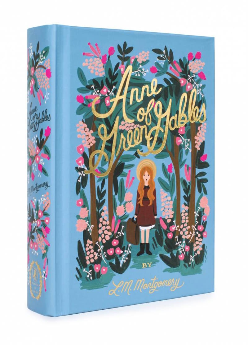 anne of green gables by l. m. montgomery classic book cover design redesigned puffin anna bond rifle paper co in bloom