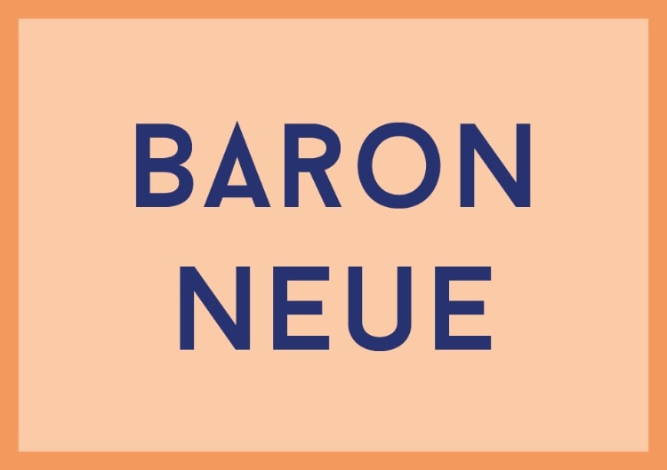 best free fonts dafont pro designers choice picks baron neue