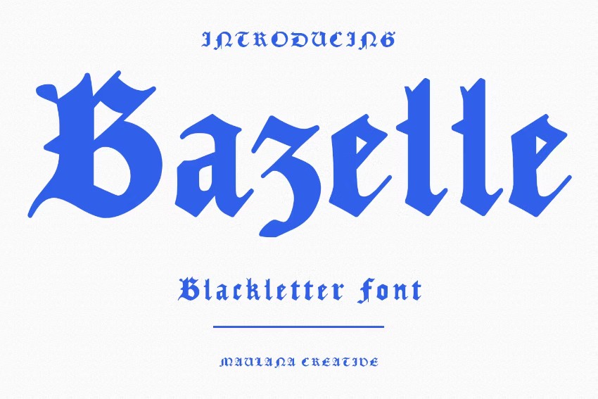 bazelle blackletter font best 2024 fonts font trends 2024 what are trendy fonts new fonts 2024 what is the best font 2024