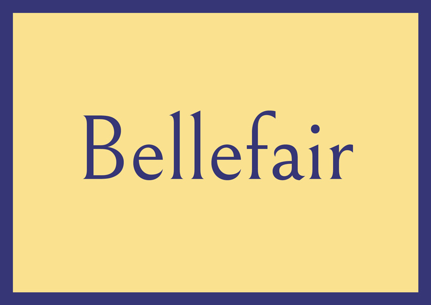 best free serif fonts traditional fonts bellefair