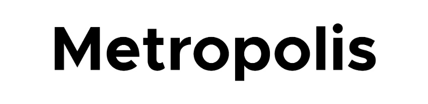 metropolis best free fonts for agency work brand identities branding