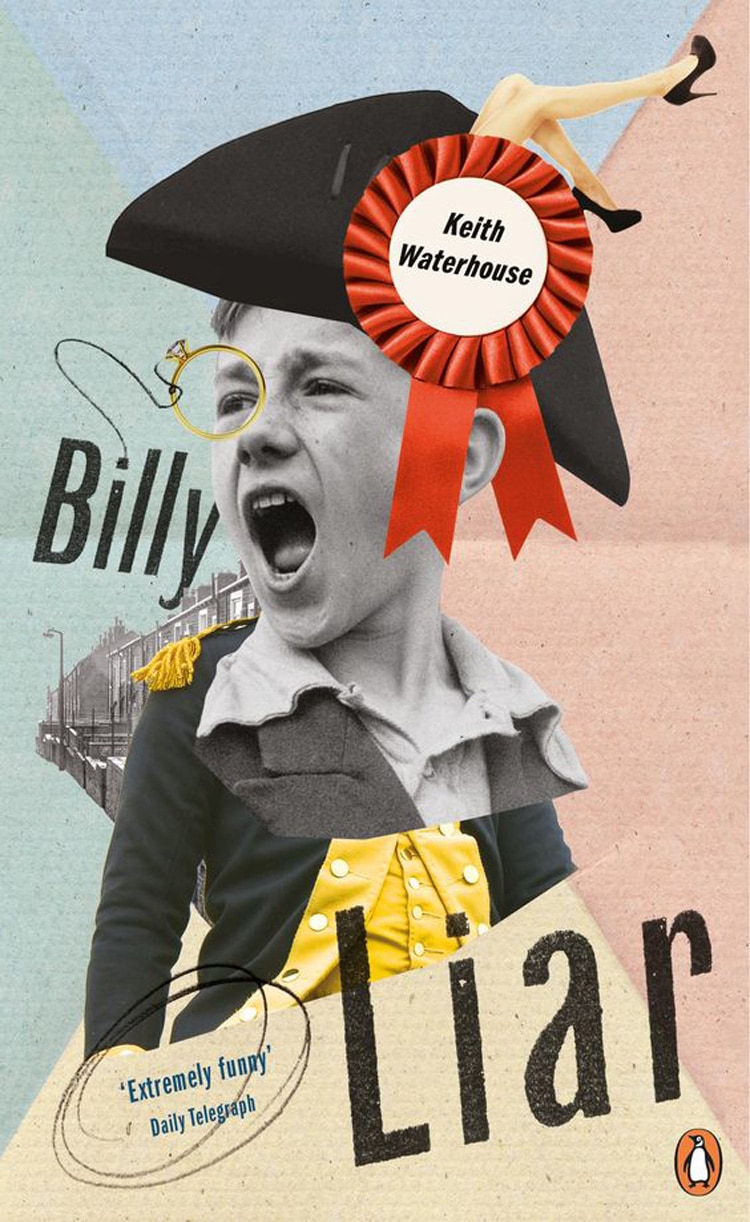 collage print design book cover inspiration penguin billy liar