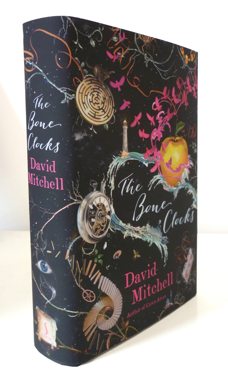 bone clocks david mitchell cover design