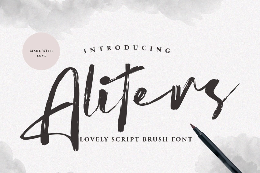 aliters calligraphy script font bundle vultype bhortead font autumn fonts fall fonts cosy fonts cosy aesthetic hygge fonts hand-drawn fonts seasonal fonts winter fonts typography trends font inspiration