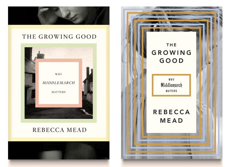 indesign inspiration flat design middlemarch rebecca mead book cover
