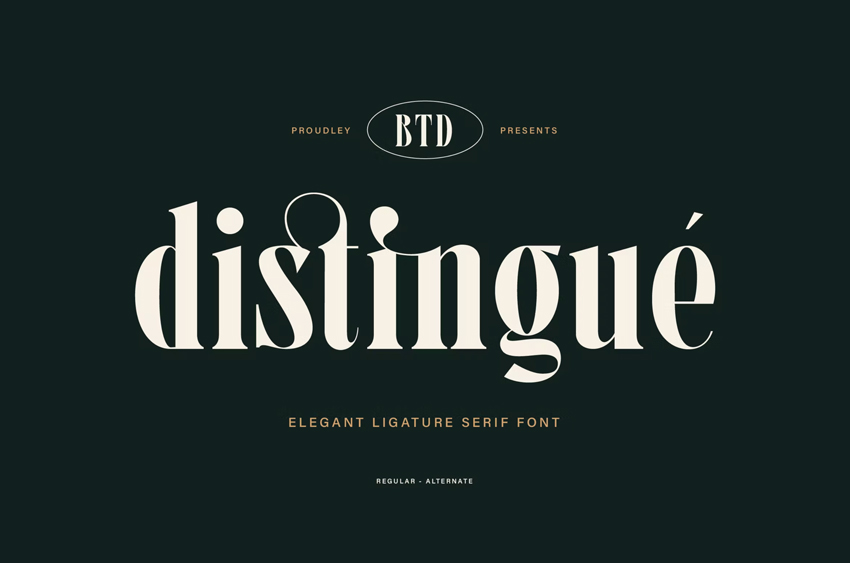 distingue font trends 2023 must-have fonts for 2023 fresh fonts 2023 medieval serif