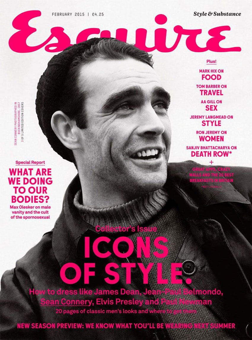 fonts magazine covers design esquire