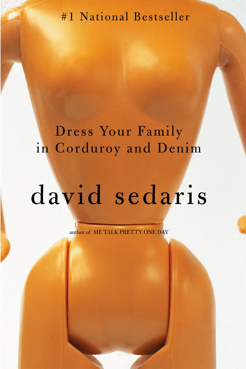 david sedaris dress your family in corduroy and denim typography fonts for book covers