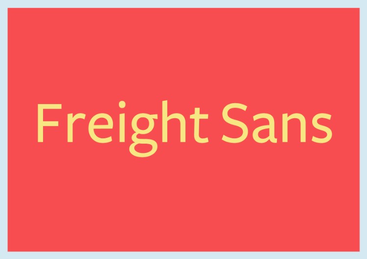 essential fonts designers need capsule beginners sans serifs freight sans