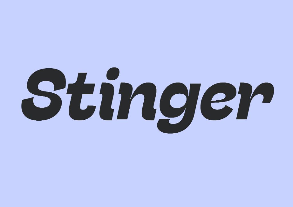 stinger best free fonts free serif fonts free sans serif fonts free typefaces free new 2021 fonts free fonts 2021 stinger