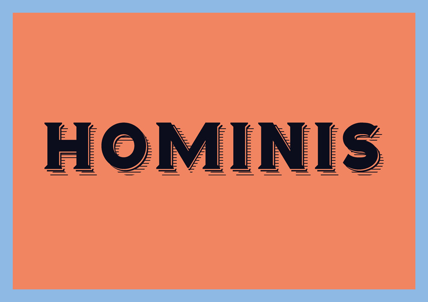 hominis branding logo fonts
