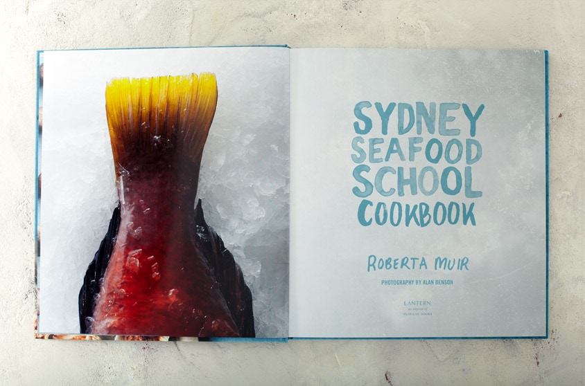 Inspiring Book Design - Sydney Seafood School Cookbook 1