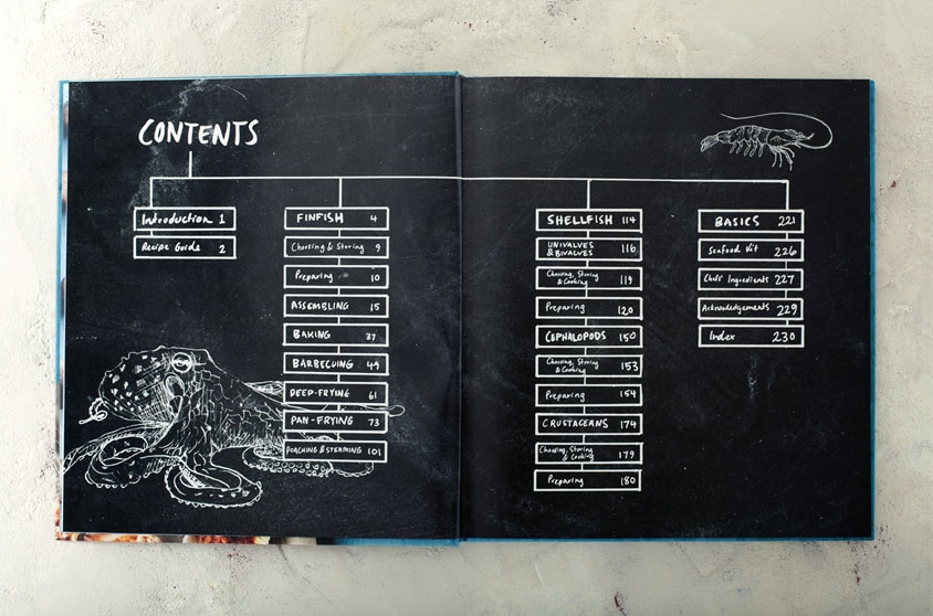 Inspiring Book Design - Sydney Seafood School Cookbook 2