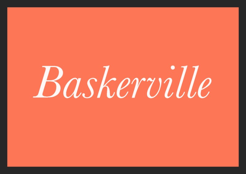 best free italic fonts baskerville