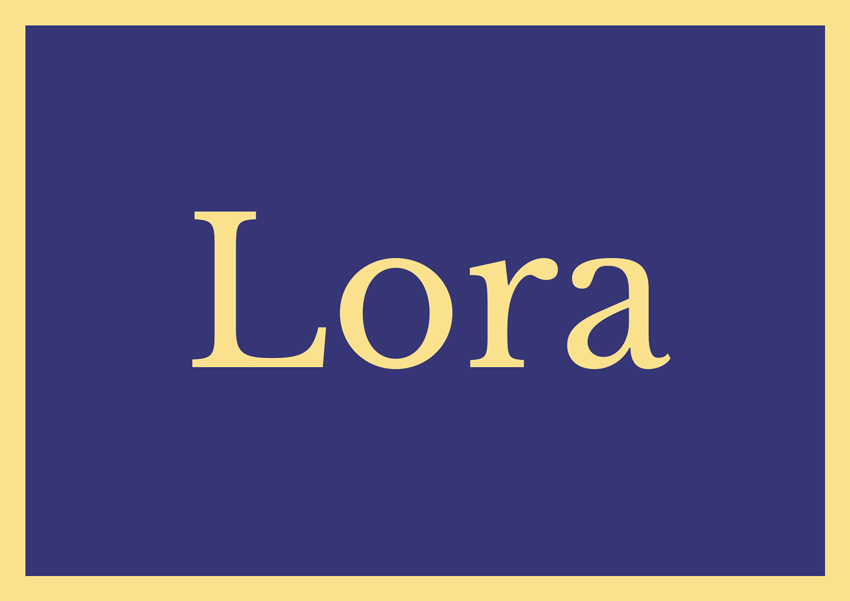 best free serif fonts traditional fonts lora