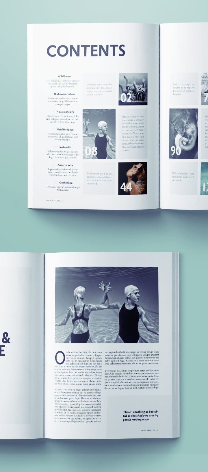 free photography magazine template for indesign - photography free downloable magazine template