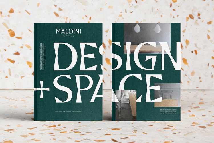 2018 graphic design print design trends texture maldini studio stationery business cards book covers fabric books