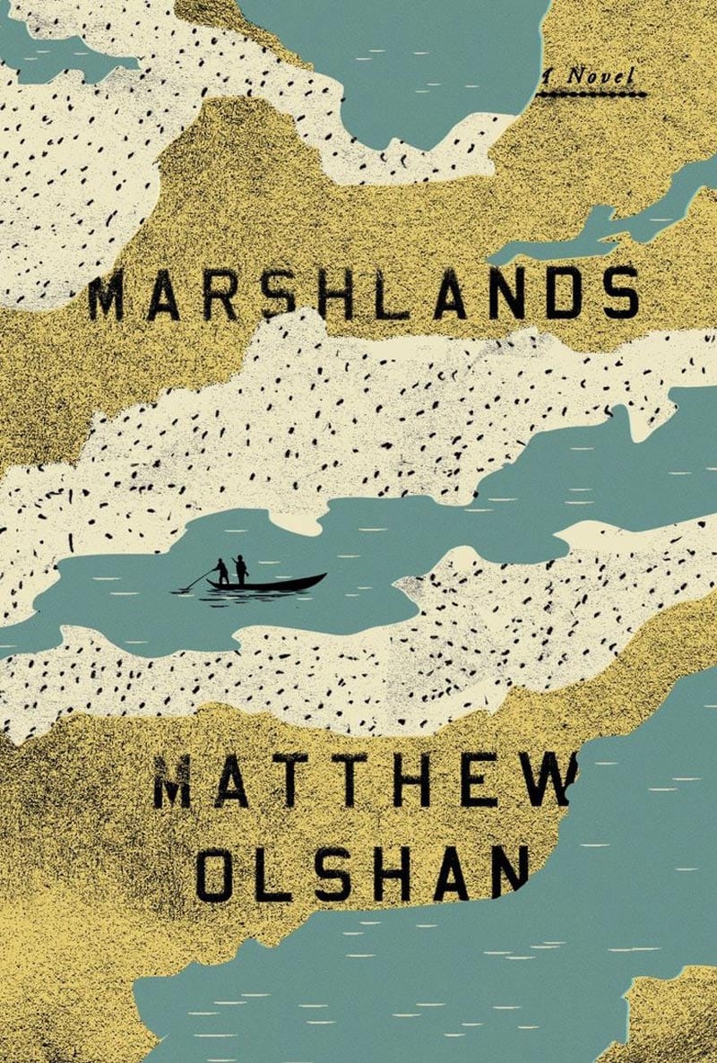 vintage print design book cover marshlands matthew olshan