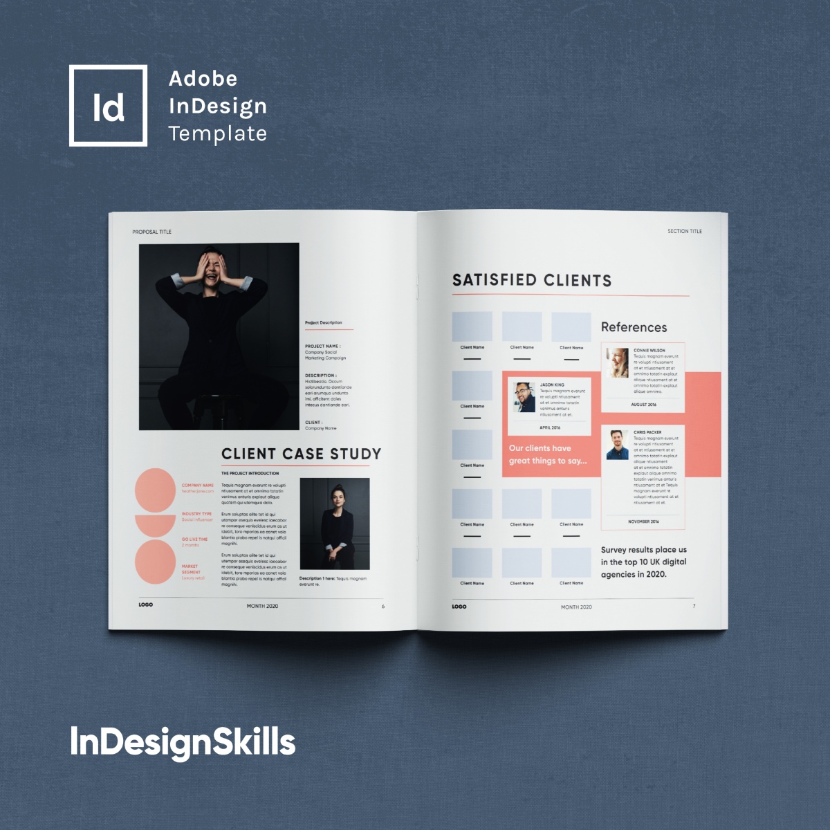 proposal template adobe indesign download proposal template indesign proposal indesign report template indesign client case indesign client case study free download
