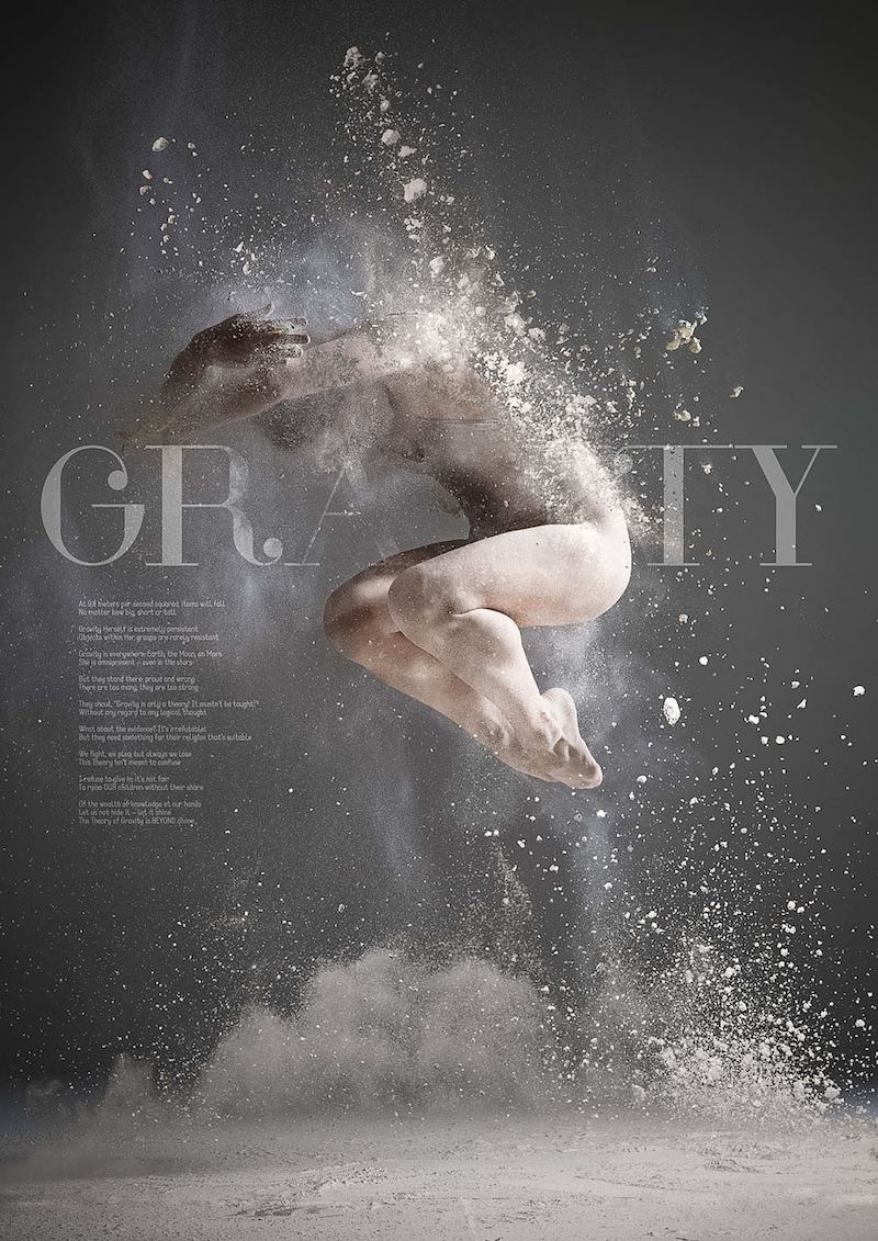 indesign photography layout inspiration photo cool dance poster retoka