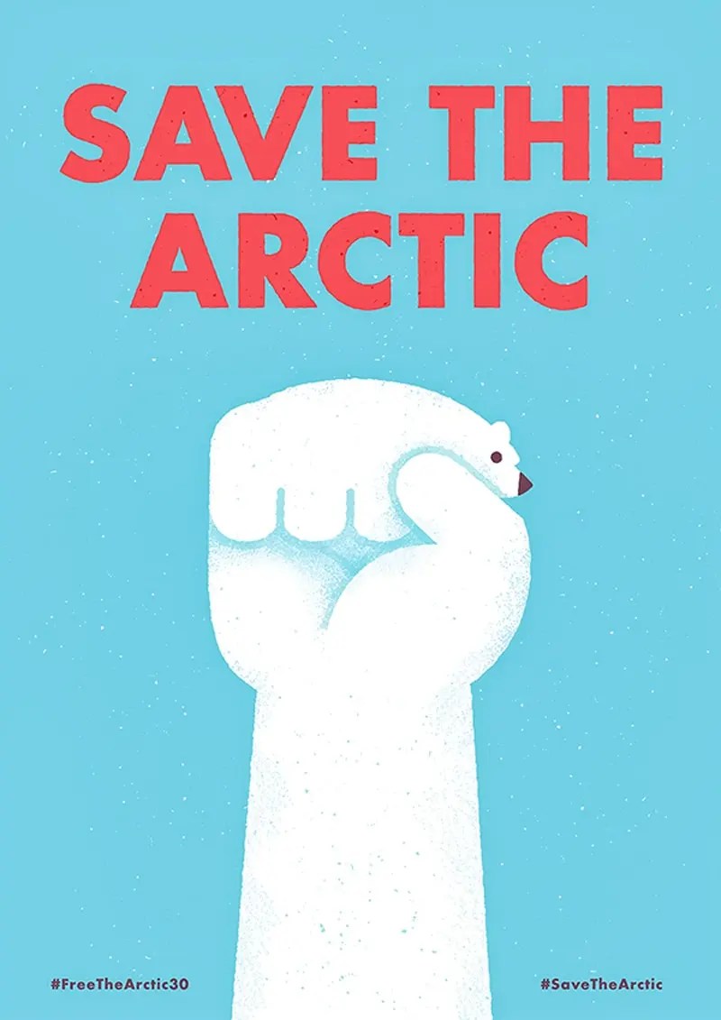 print ad design advertising save the arctic mauro gatti