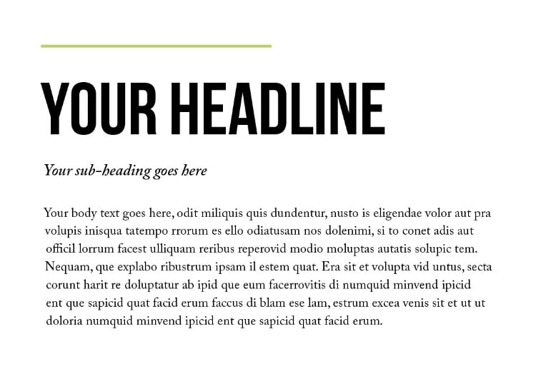 font pairing beginners typography font families typeface sans serif serif bebas neue caslon