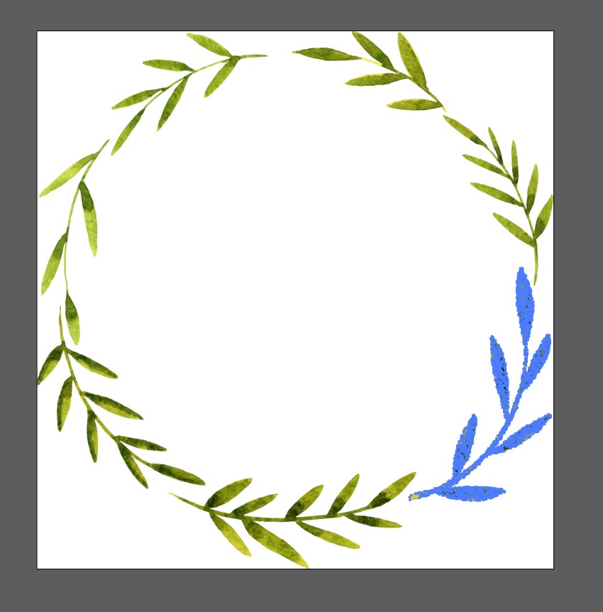 botanical rustic wedding invite indesign olive wreath