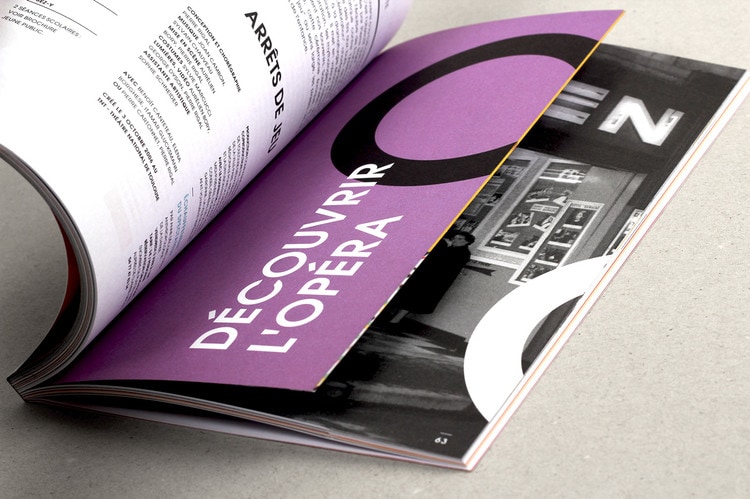 catalogue booklet lookbook design layout inspiration marketing catalogue catalog programme events saint etienne opera house