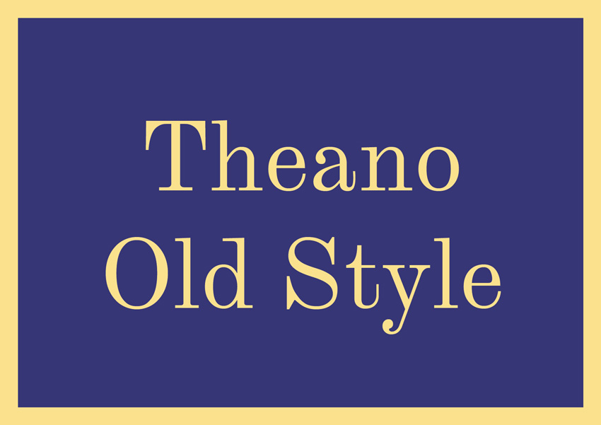 best free serif fonts traditional fonts theano old style
