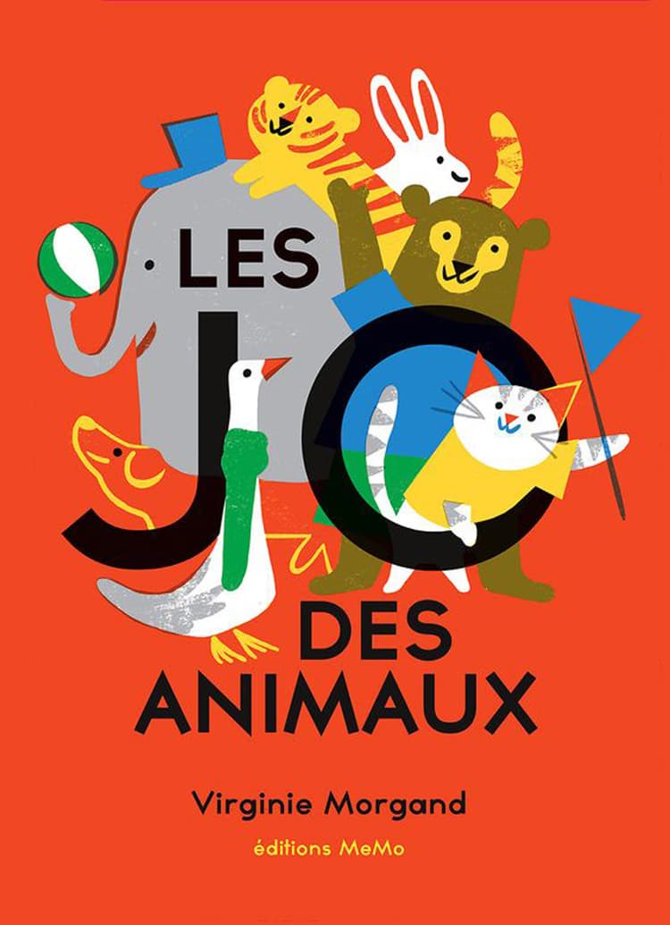 children's book design indesign publishing design book design book covers virgine morgand les JO des animaux