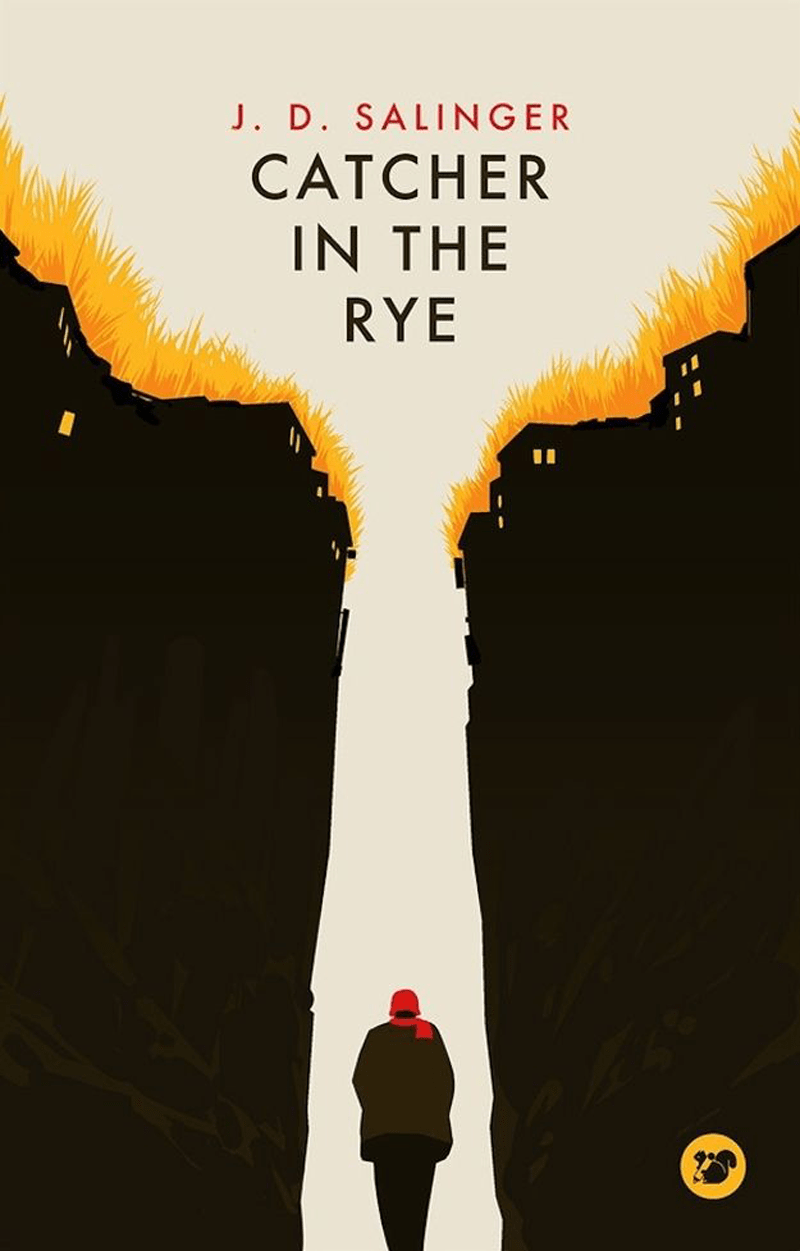 penguin classic catcher in the rye gill sans fonts typography for book covers