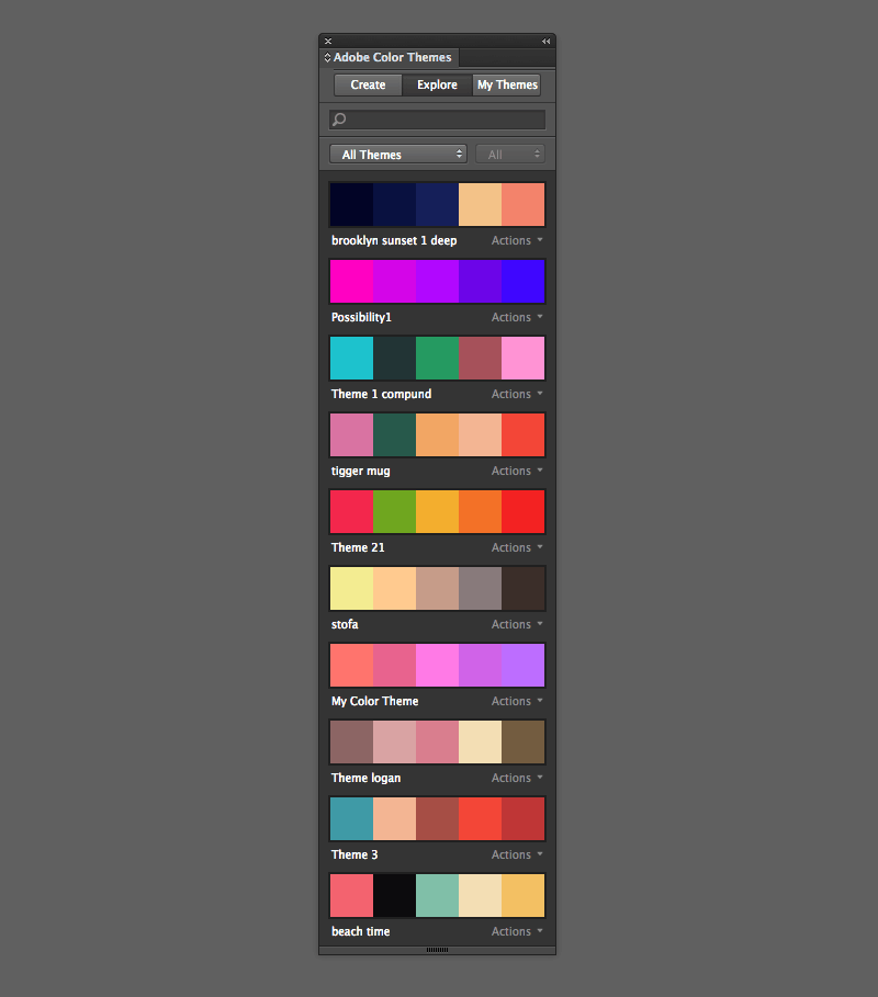 adobe color cc kuler color wheel color palette theme indesign taking color from photo